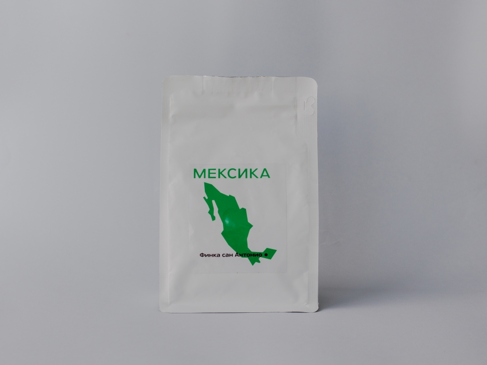 Кофе зерновой свежеобжаренный Мексика, 1250 гр (5 упаковок по 250 гр)