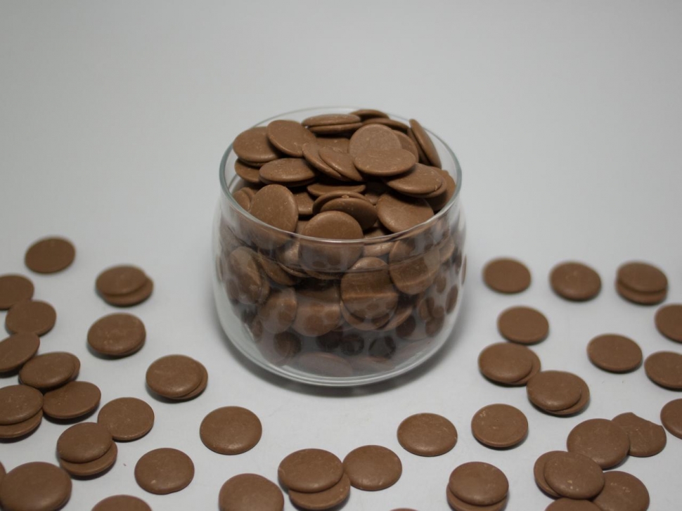 Шоколад молочный в дисках 33%, DGF, 500 гр